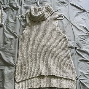 Aeropostale Knit Turtleneck Sleeveless Sweater